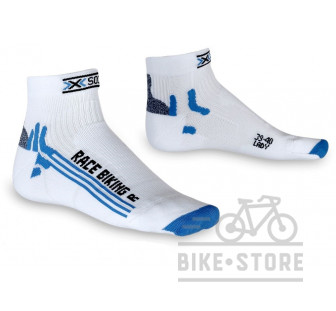 Носки X-Socks Bike Racing Lady X82 White/Light Blue